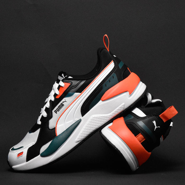 PUMA X-RAY BLACK WHITE GREEN REDMAZING