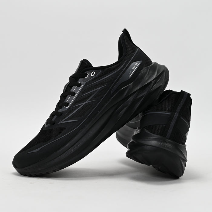 ERKE Men's Running Shoes, Black/Charcoal