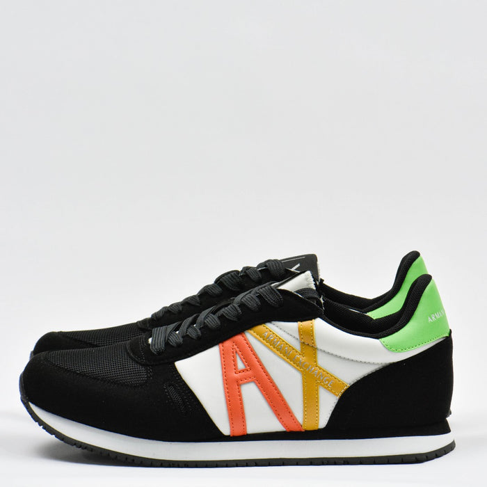 ARMANI EXCHANGE SNEAKER STAND BLACK/MULTICOLOR