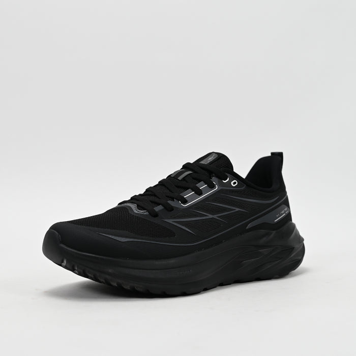 ERKE Men's Running Shoes, Black/Charcoal