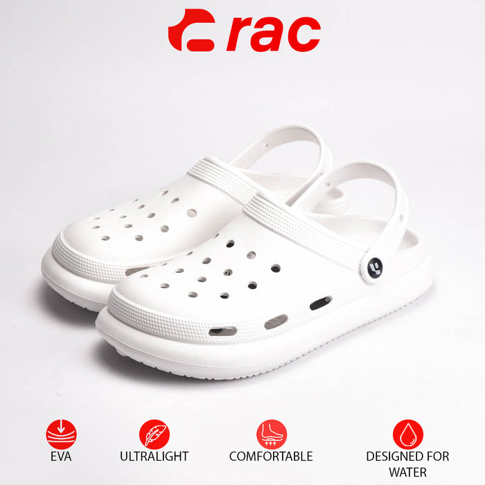 RACrocs WHITE