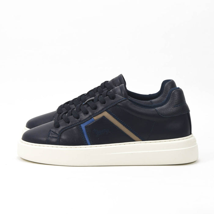 Harmont and Blaine Blue Sneakers Homme