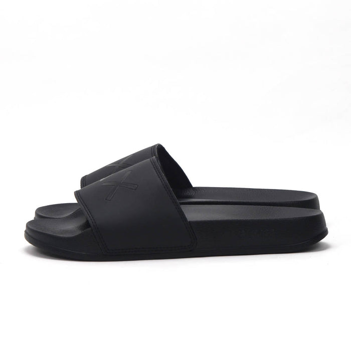 SUN68 Logo Black Slippers