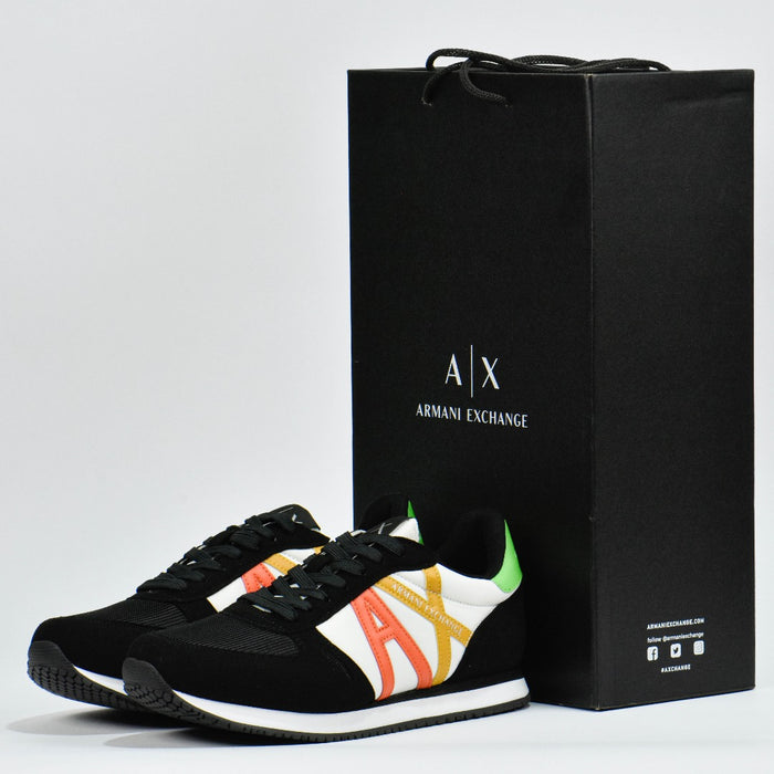 ARMANI EXCHANGE SNEAKER STAND BLACK/MULTICOLOR