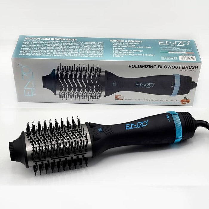 ENZO PROFESSIONAL VOLUMIZING BLOWOUT BRUSH BLACK