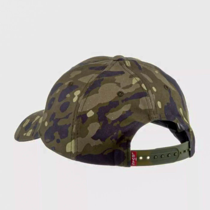 LEVI\'S Camouflage Poster Logo Adjustable Baseball Cap ONE SIZE