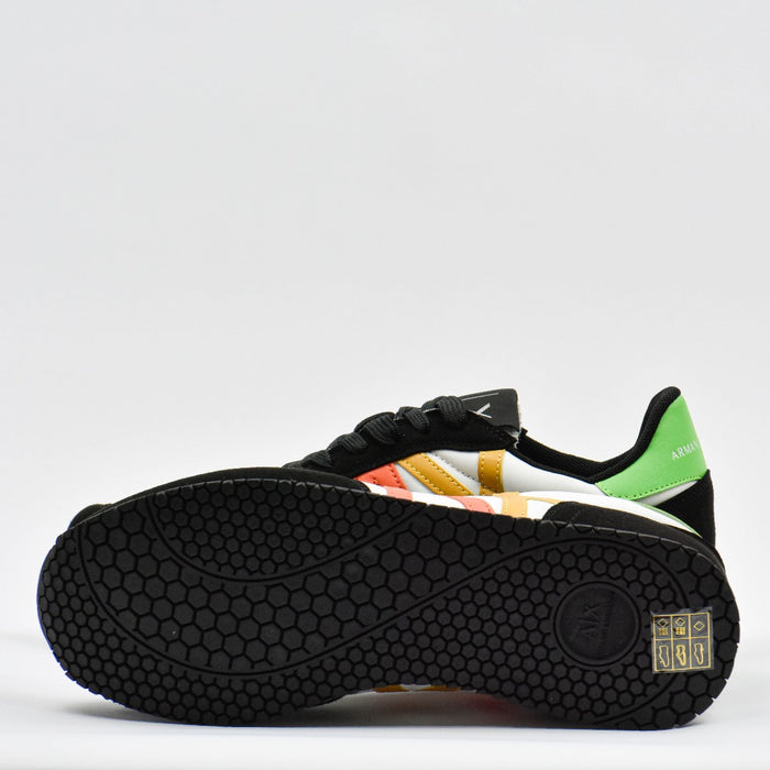 ARMANI EXCHANGE SNEAKER STAND BLACK/MULTICOLOR