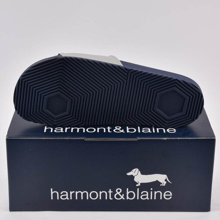HARMONT AND BLAINE CIABATTA UOMO EVA - LOGO GRIGIO - BLU