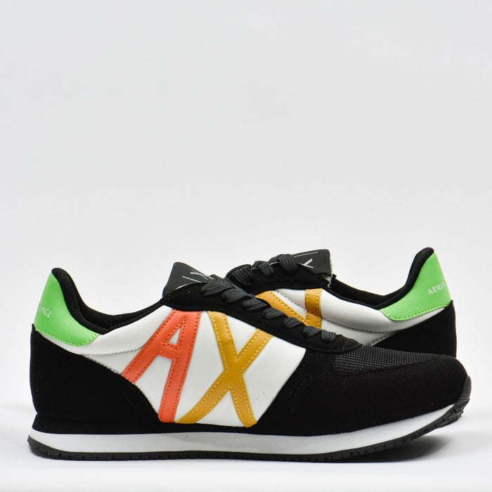 ARMANI EXCHANGE SNEAKER STAND BLACK/MULTICOLOR