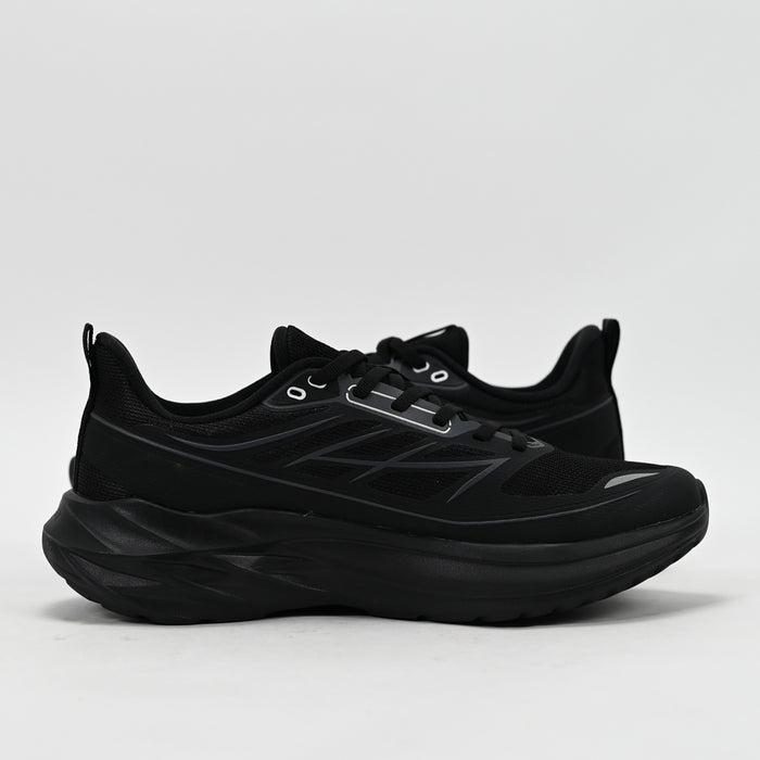 ERKE Men's Running Shoes, Black/Charcoal