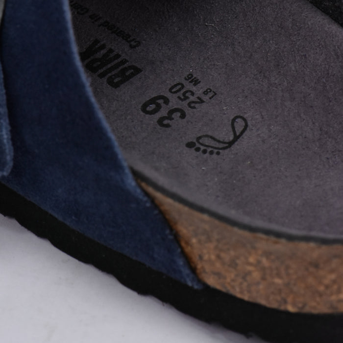 BIRKSBOT NUBUCK BLEU PLANTA GRIS