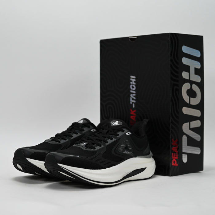 PEAK Taichi 8.0 Running Shoes, Black/White
