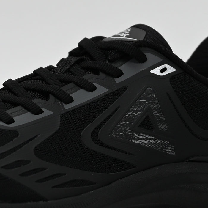 PEAK Taichi Cushion Running Shoes, All Black