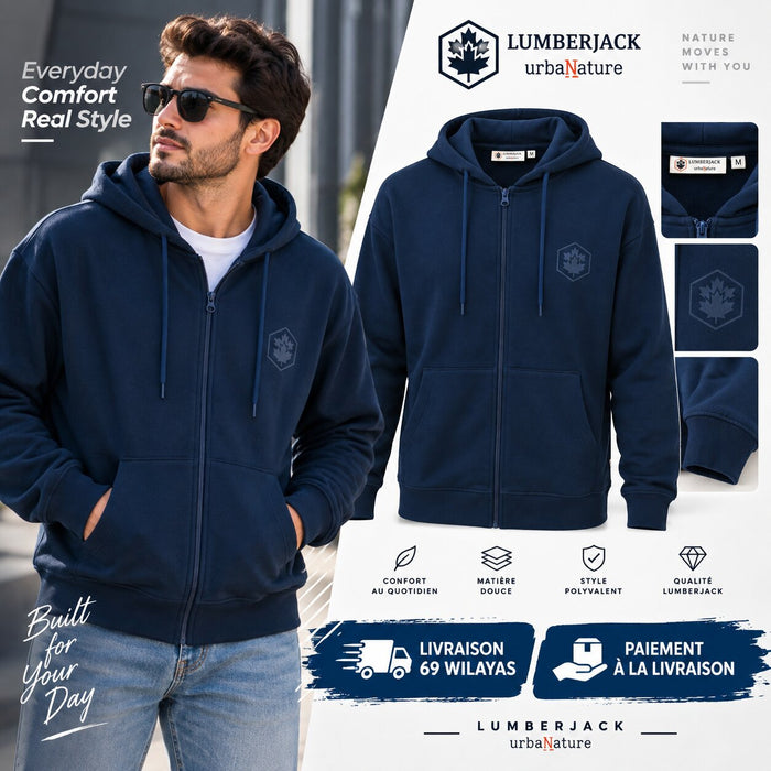 LUMBERJACK ZIP HOODIE