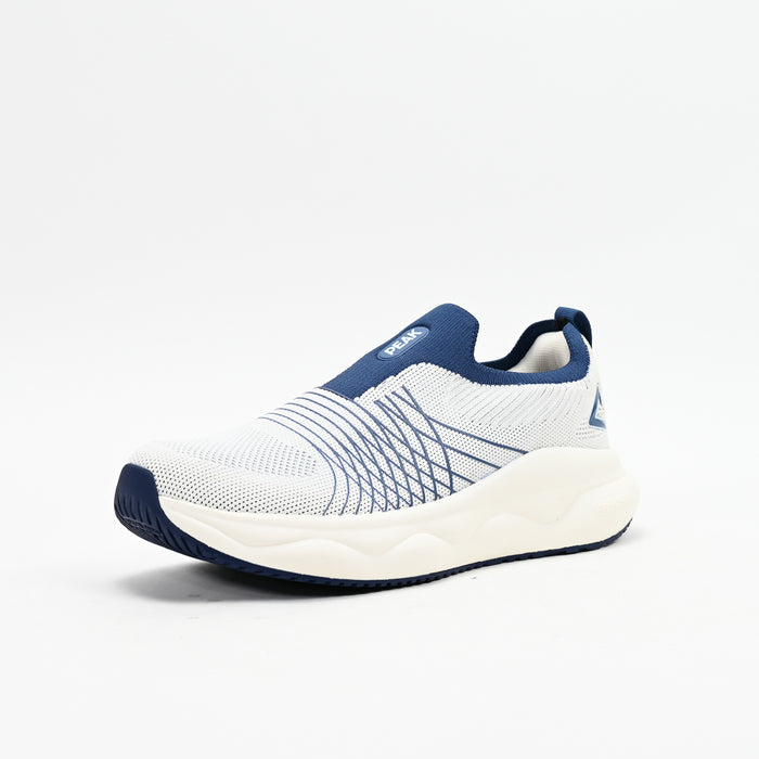 PEAK Casual Shoes, White/Navy