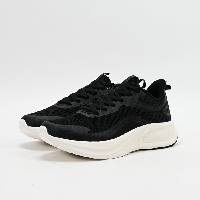 PEAK Taichi Running Shoes, Black/White