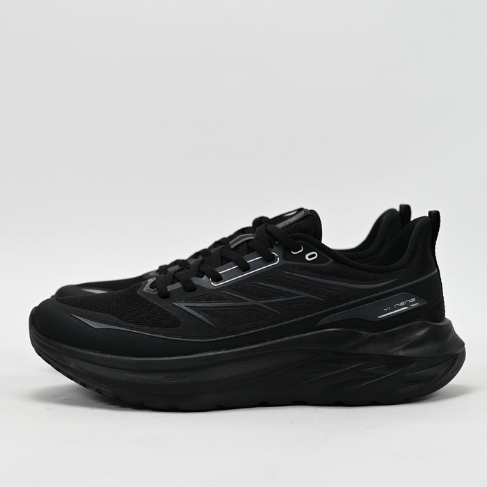ERKE Men's Running Shoes, Black/Charcoal