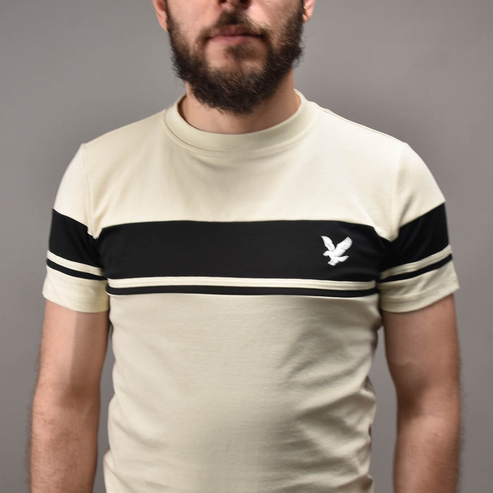 ENSEMBLE EAGLE BLANC CASSÉ NOIR