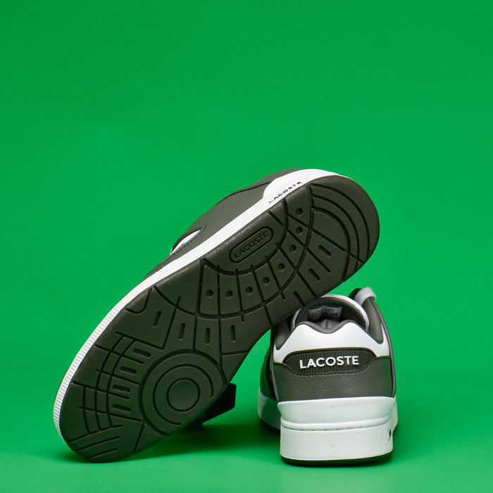 LACOSTE COURT CAGE WHT/KHK