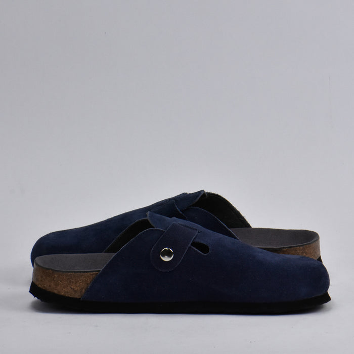 BIRKSBOT NUBUCK BLEU PLANTA GRIS