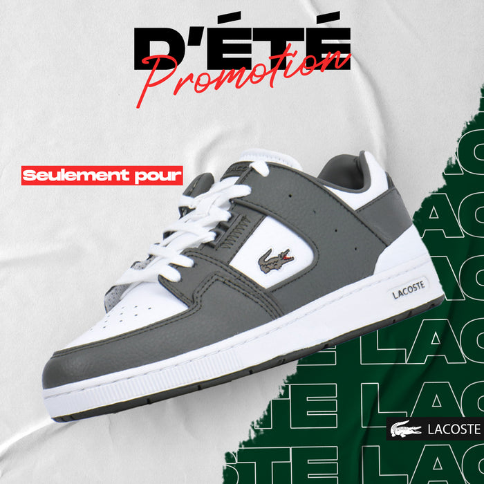 LACOSTE COURT CAGE WHT/KHK