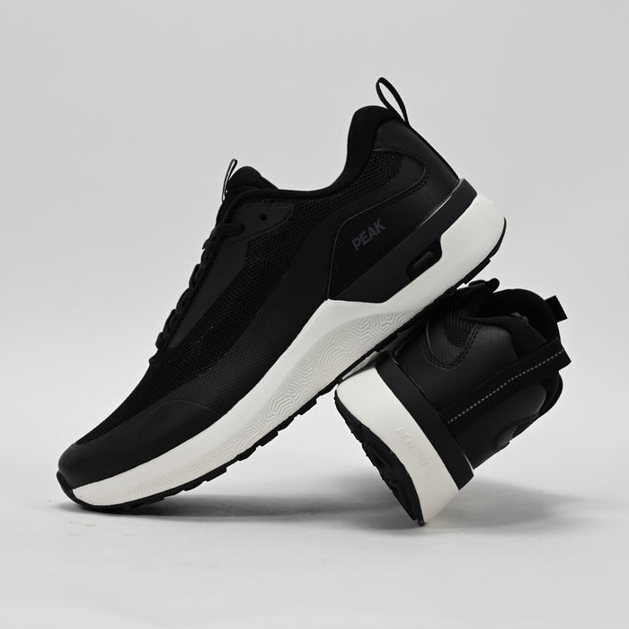 PEAK Walking Shoes, Black/White