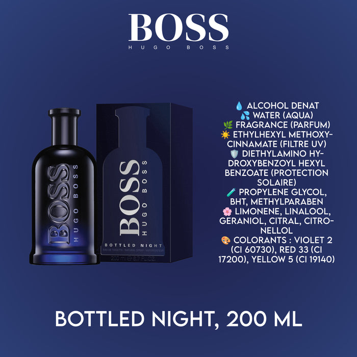 BOSS BOTTLED NIGHT EDT 200ML