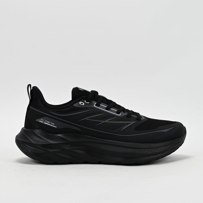 ERKE Men's Running Shoes, Black/Charcoal