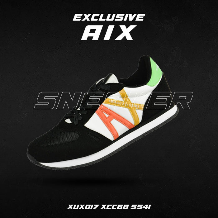 ARMANI EXCHANGE SNEAKER STAND BLACK/MULTICOLOR