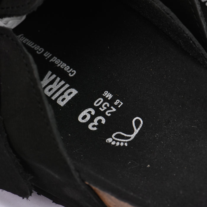 BIRKSBOT NUBUCK NOIR PLANTA NOIR