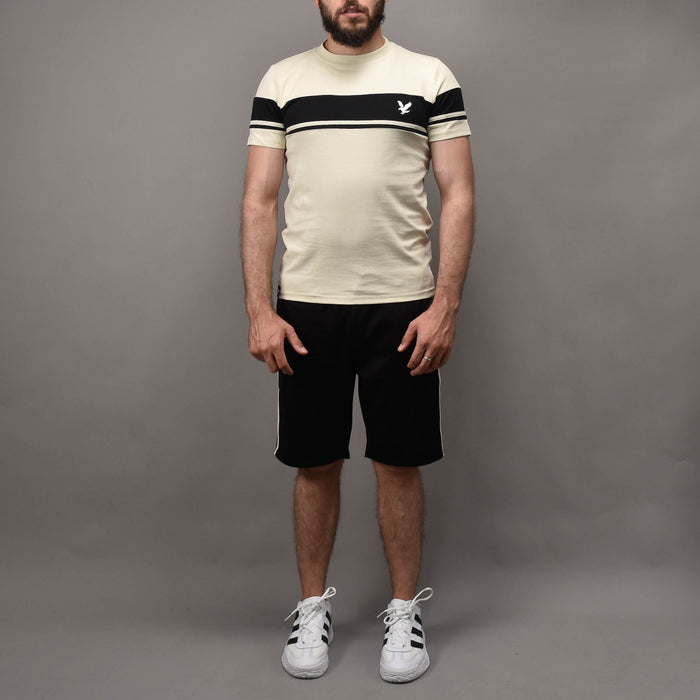 ENSEMBLE EAGLE BLANC CASSÉ NOIR