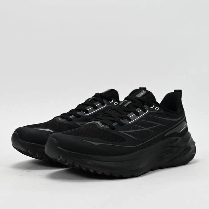 ERKE Men's Running Shoes, Black/Charcoal