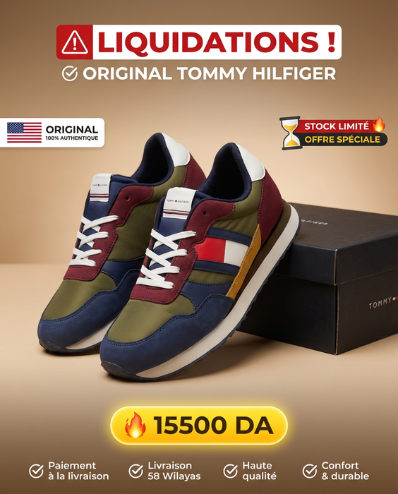 TOMMY HILFIGER FLAG LOW CUT LACE-UP