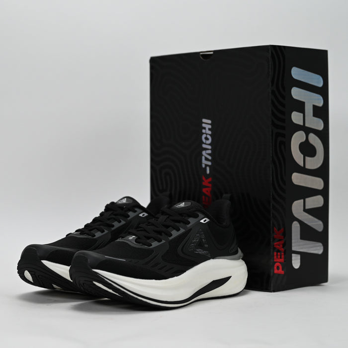 PEAK Taichi 8.0 Running Shoes, Black/White