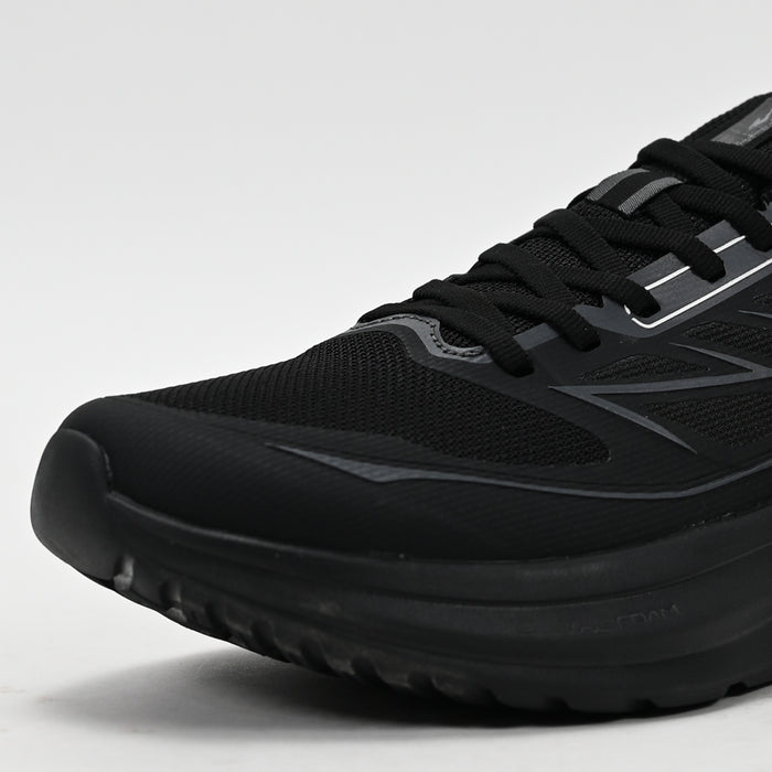 ERKE Men's Running Shoes, Black/Charcoal