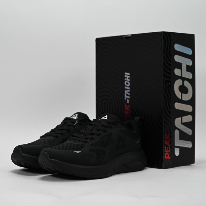 PEAK TaiChi Running Shoes, All Black