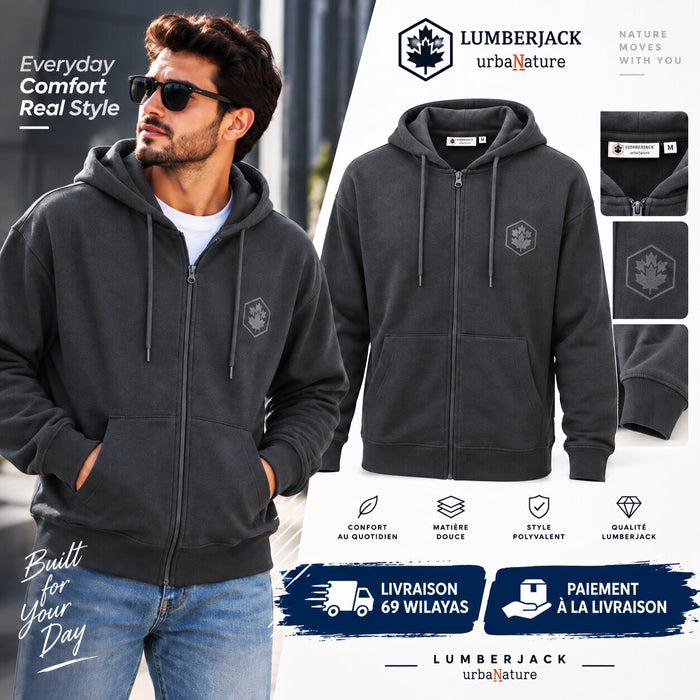 LUMBERJACK ZIP HOODIE
