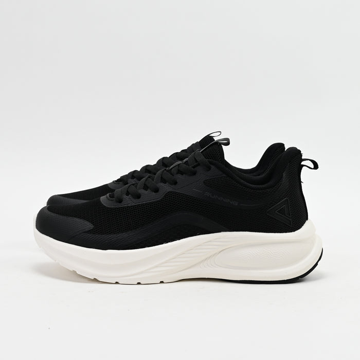 PEAK Taichi Running Shoes, Black/White