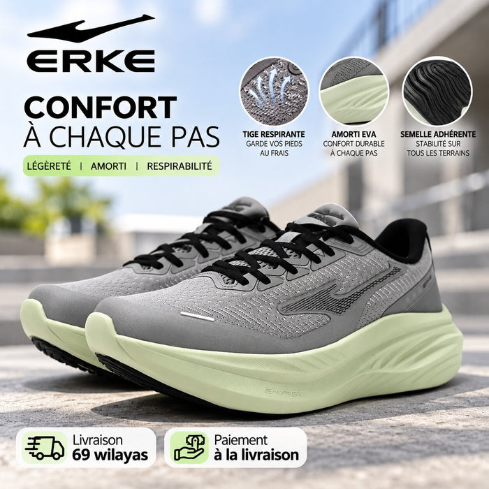 ERKE Men's Lightweight Running Shoes