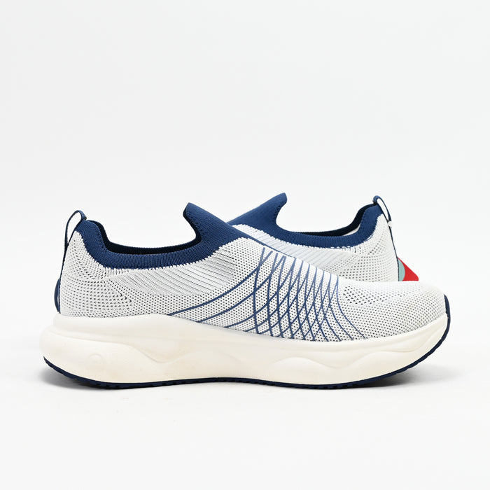 PEAK Casual Shoes, White/Navy