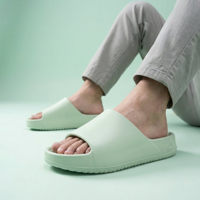 PEAK CLAQUETTES SLIPPERS_Bean green