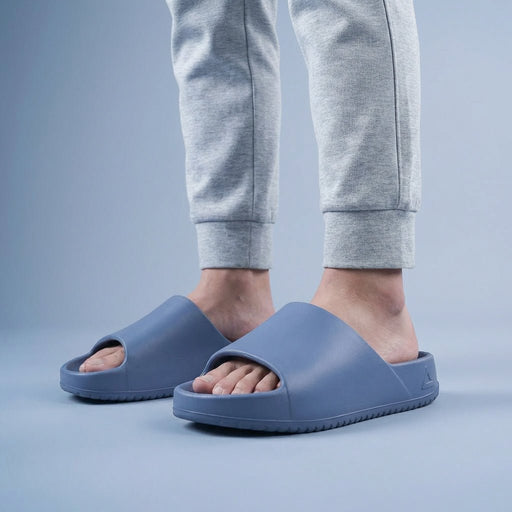 PEAK CLAQUETTES SLIPPERS_GRAYISH BLUE
