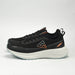 PEAK CUSHION RUNNING SHOES - BLACK/LT.GREY