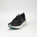 PEAK CUSHION RUNNING SHOES - BLACK/LT.GREY