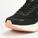 PEAK CUSHION RUNNING SHOES - BLACK/WHITE