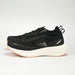 PEAK CUSHION RUNNING SHOES - BLACK/WHITE