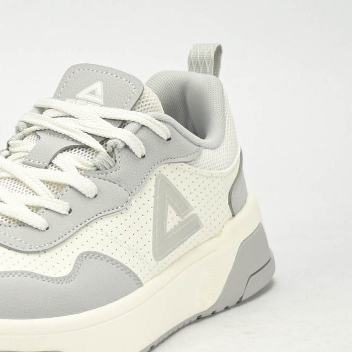 PEAK SPORTS SHOES - WHITE/GREY