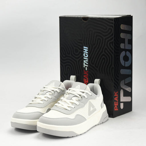 PEAK SPORTS SHOES - WHITE/GREY