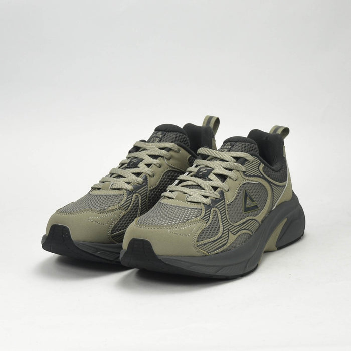 PEAK TRAINING RUNNING SHOES - ASPHALT GREEN/MAGNETIC GREY