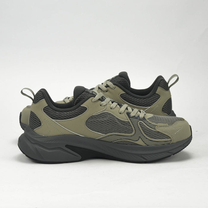 PEAK TRAINING RUNNING SHOES - ASPHALT GREEN/MAGNETIC GREY
